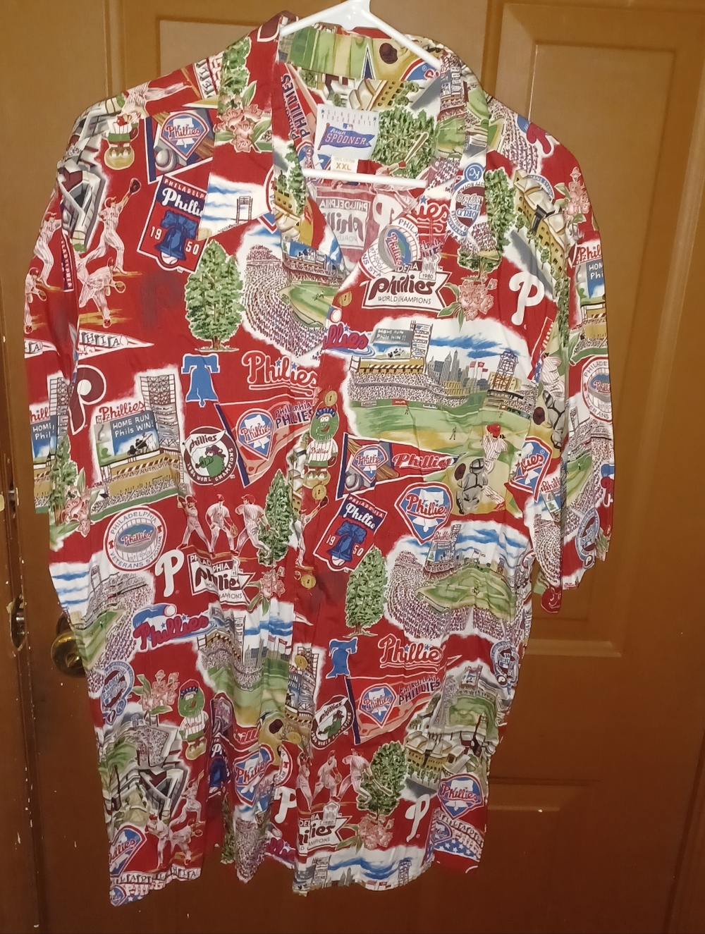 Reyn Spooner Philadelphia Phillies Shirt 2XL